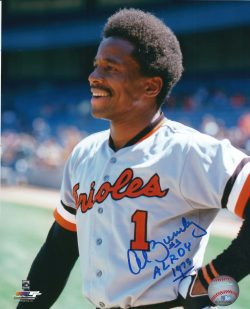 AUTOGRAPHED AL BUMBRY 8x10 Baltimore Orioles Photo