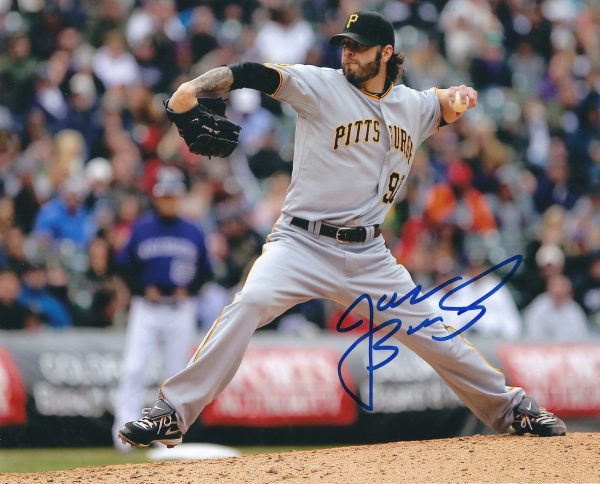 AUTOGRAPHED JOE BEIMEL Pittsburgh Pirates photo