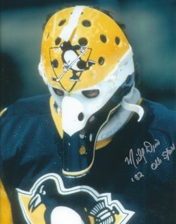 Autographed MICHEL DION 8x10 Pittsburgh Penguins Photo