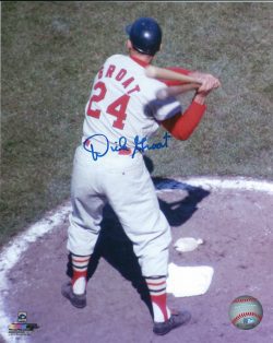 AUTOGRAPHED DICK GROAT 8X10 St. Louis Cardinals Photo