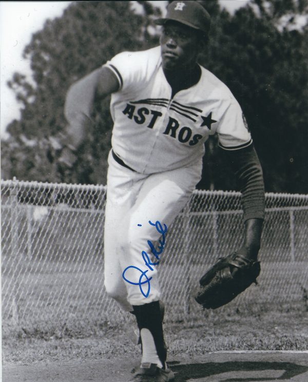 AUTOGRAPHED J.R. RICHARD 8x10 Houston Astros Photo