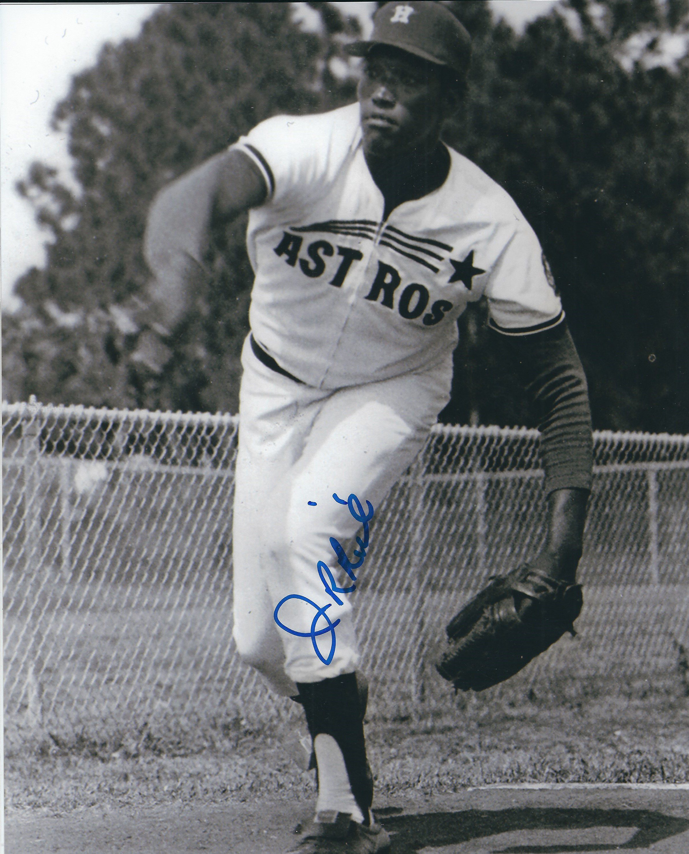 AUTOGRAPHED WALT WILLIAMS Houston Colt 45s 8x10 Photo - Main Line