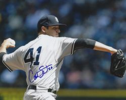 AUTOGRAPHED CALEB SMITH 8X10 NEW YORK YANKEES photo