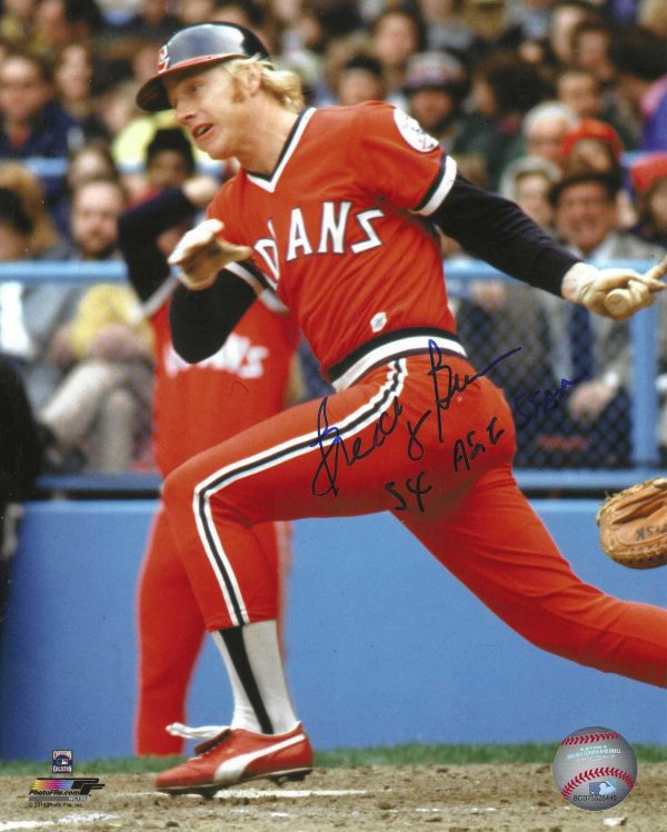 AUTOGRAPHED BUDDY BELL 8X10 Cleveland Indians photo