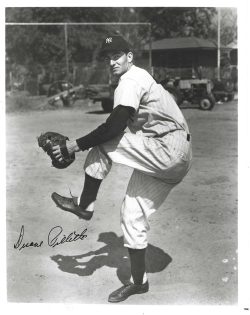 Autographed DUANE PILLETTE 8X10 New York Yankees photo