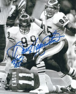 AUTOGRAPHED DAN HAMPTON 8x10 Chicago Bears Photo