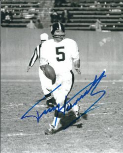 Autographed Terry Hanratty 8x10 Pittsburgh Steelers Photo