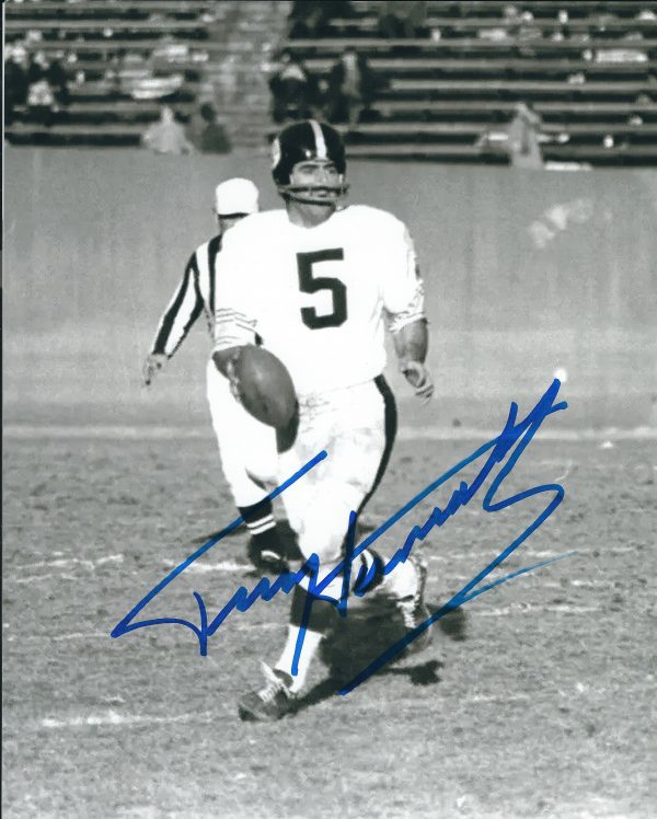 Autographed Terry Hanratty 8x10 Pittsburgh Steelers Photo
