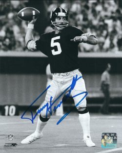 Autographed Terry Hanratty 8x10 Pittsburgh Steelers Photo