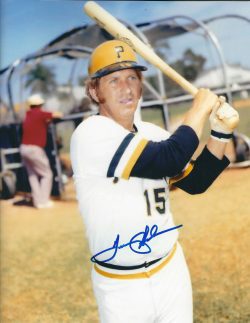 AUTOGRAPHED TOMMY HELMS 8x10 Pittsburgh Pirates Photo