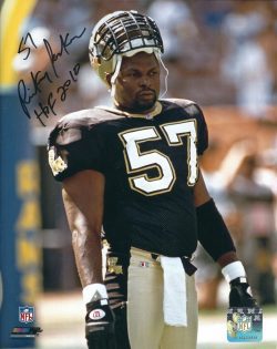Autographed RICKEY JACKSON 8X10 New Orleans Saints photo