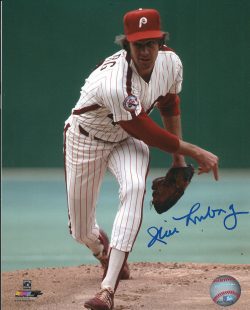 AUTOGRAPHED JIM LONBORG 8X10 Philadelphia Phillies photo