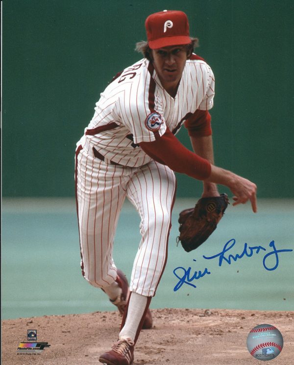 AUTOGRAPHED JIM LONBORG 8X10 Philadelphia Phillies photo