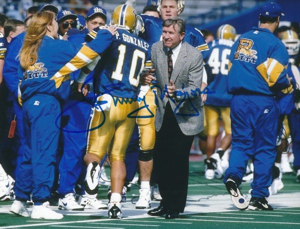 Autographed JOHNNY MAJORS 8x10 Pitt Panthers Photo