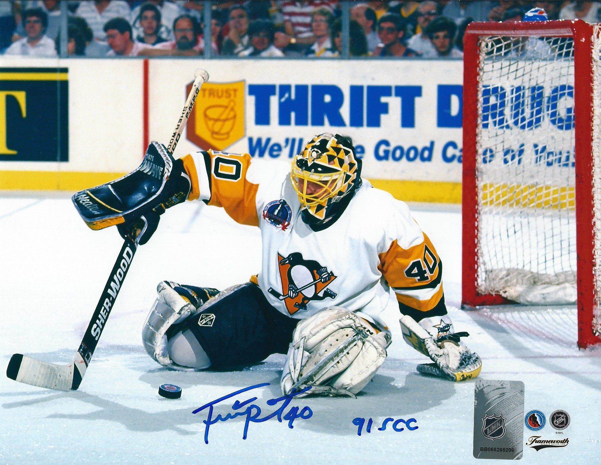 Tom Barrasso Pittsburgh Penguins 8x10 Photo