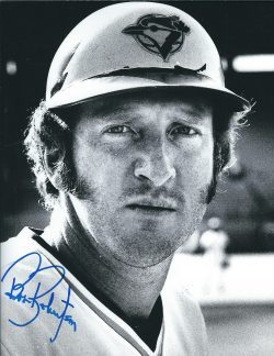 Autographed BOB ROBERTSON 8X10 Toronto Blue Jays Photo