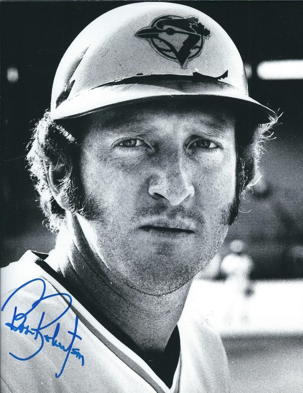 Autographed BOB ROBERTSON 8X10 Toronto Blue Jays Photo
