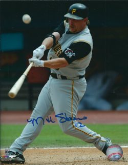 Autographed MATT STAIRS 8x10 Pittsburgh Pirates photo