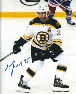 Autographed MAX TALBOT 8x10 Boston Bruins Photo