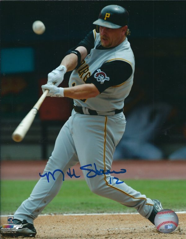 Autographed MATT STAIRS 8x10 Pittsburgh Pirates photo