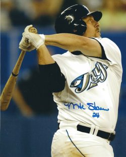 Autographed MATT STAIRS 8x10 Toronto Blue Jays photo