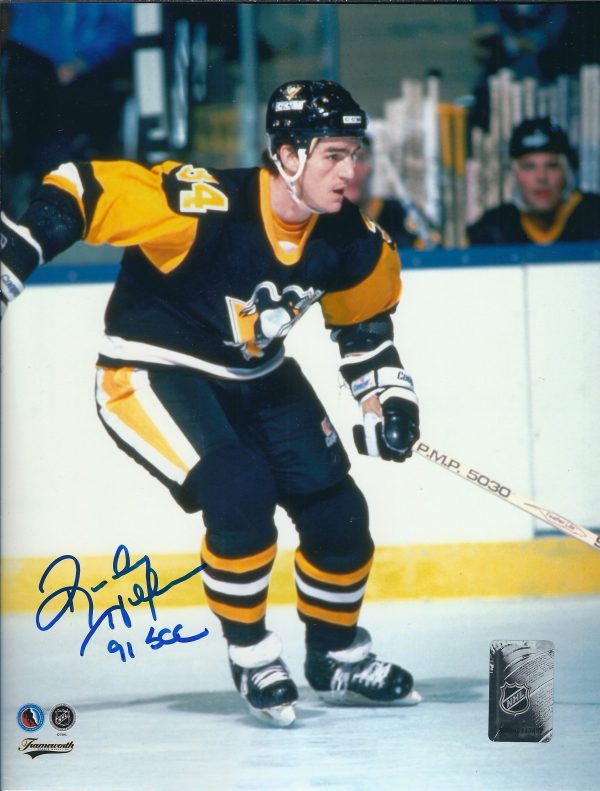 Autographed RANDY HILLIER 8x10 Pittsburgh Penguins Photo