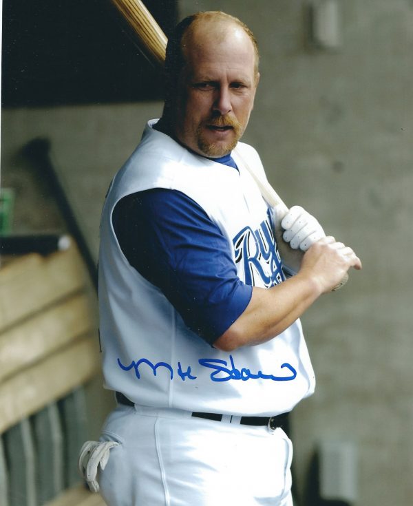 Autographed MATT STAIRS 8x10 Kansas City Royals photo