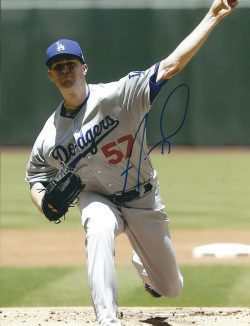 AUTOGRAPHED ALEX WOOD 8X10 Los Angeles Dodgers photo