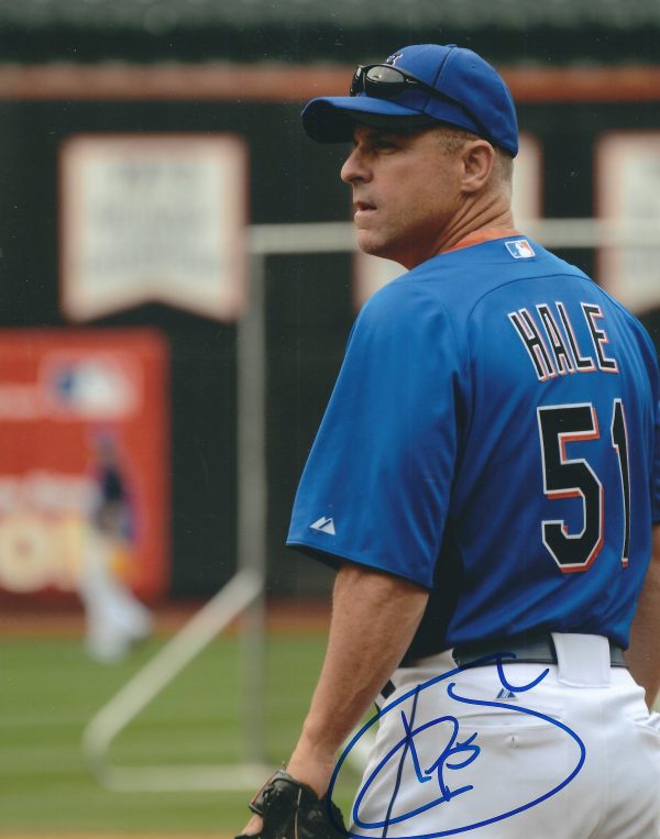 Autographed CHIP HALE 8X10 New York Mets photo