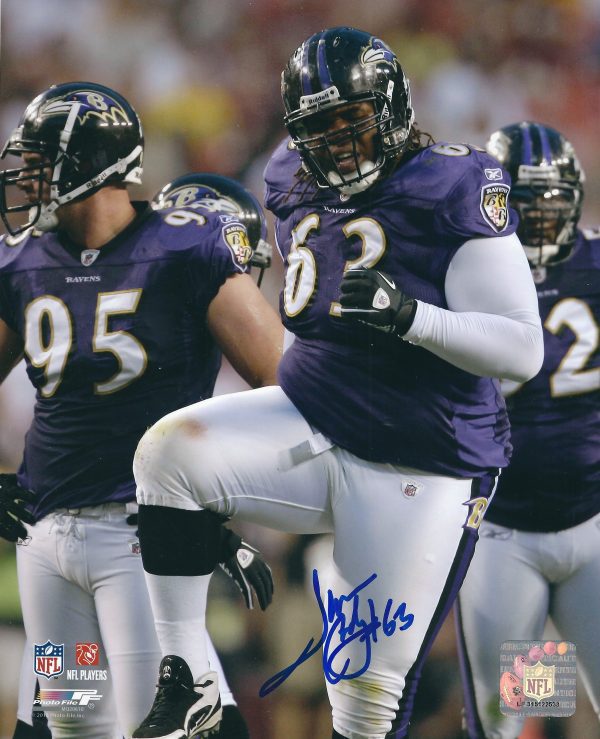 Autographed TERRENCE CODY 8X10 Baltimore Ravens Photo