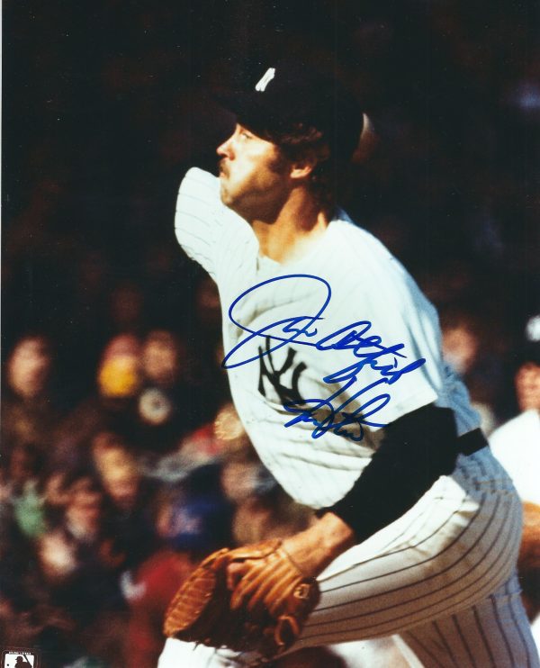 Autographed Jim Catfish Hunter 8x10 New York Yankees Photo