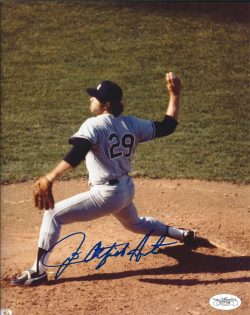 Autographed Jim Catfish Hunter 8x10 New York Yankees Photo JSA