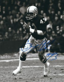 Autographed GEORGE ATKINSON 8X10 Oakland Raiders photo