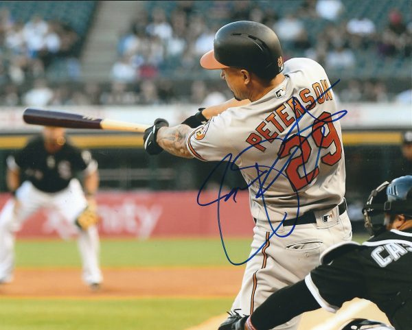 AUTOGRAPHED JACE PETERSON 8X10 Baltimore Orioles Photo