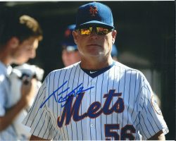AUTOGRAPHED TOM SLATER 8X10 New York Mets photo