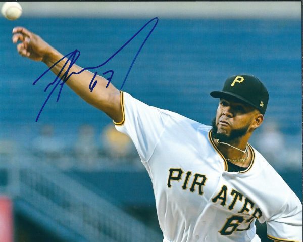 AUTOGRAPHED DARIO AGRAZAL 8X10 Pittsburgh Pirates Photo