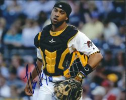 AUTOGRAPHED ELIAS DIAZ 8X10 Pittsburgh Pirates Photo