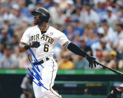 Autographed STARLING MARTE 8X10 Pittsburgh Pirates Photo