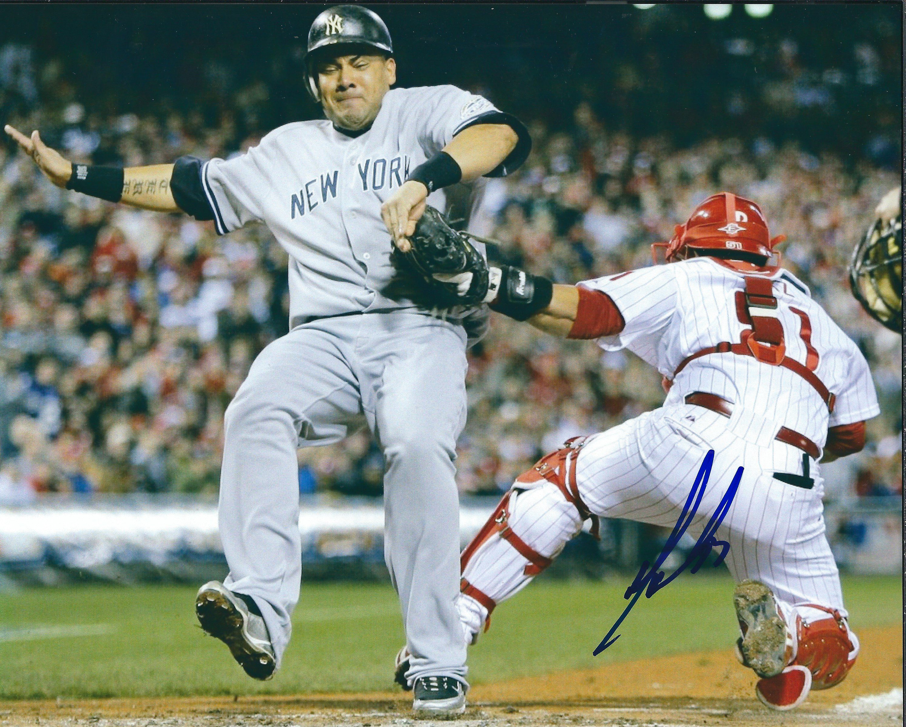 AUTOGRAPHED MELKY CABRERA 8x10 New York Yankees Photo - Main Line Autographs