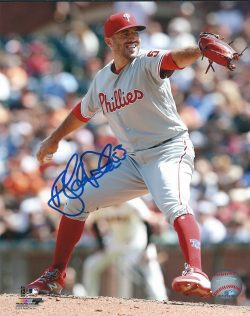 AUTOGRAPHED BLAKE PARKER 8X10 Philadelphia Phillies Photo