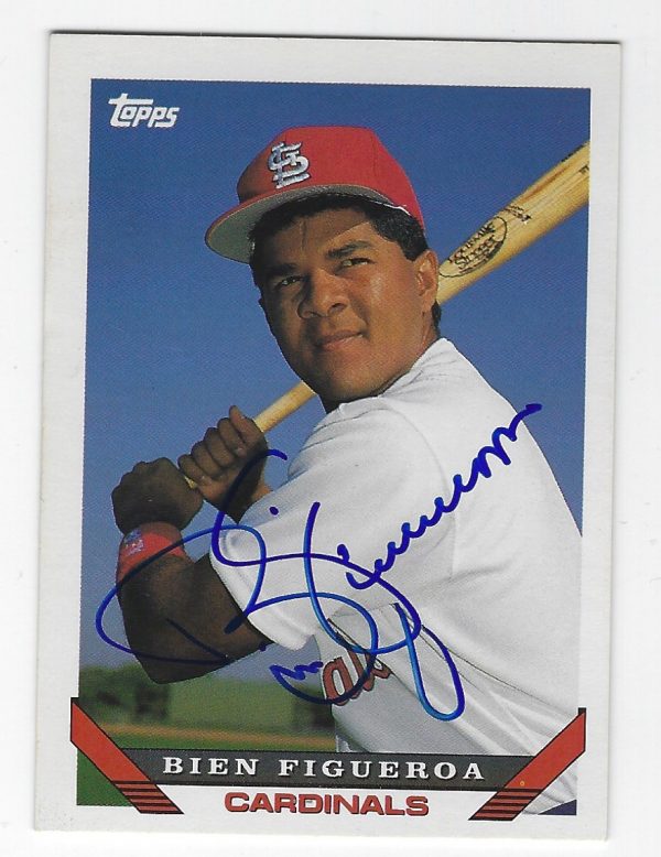 Autographed Ben Figueroa 1993 Topps Card #690