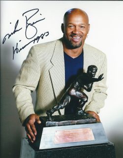 Autographed MIKE ROZIER 8X10 University of Nebraska Photo