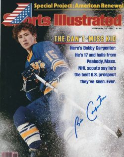 Autographed BOBBY CARPENTER 8X10 Washington Capitals Photo