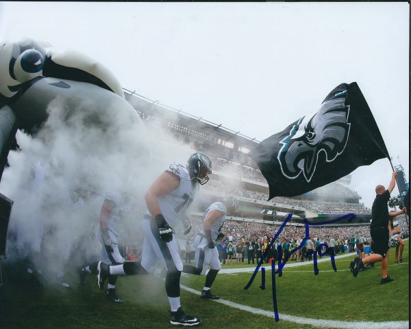 Autographed TODD HERREMANS 8X10 Philadelphia Eagles Photo