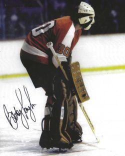 Autographed Bobby Taylor 8X10 Philadelphia Flyers Photo