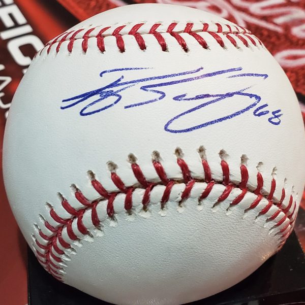 Autographed RYAN SWEENEY Official Major League Baseball