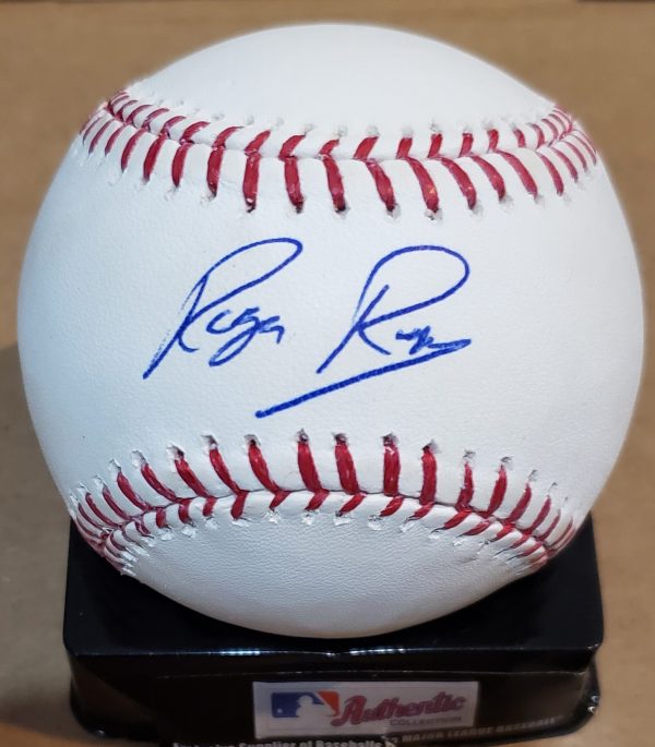 Autographed ROGER REPOZ Official Major League Baseball