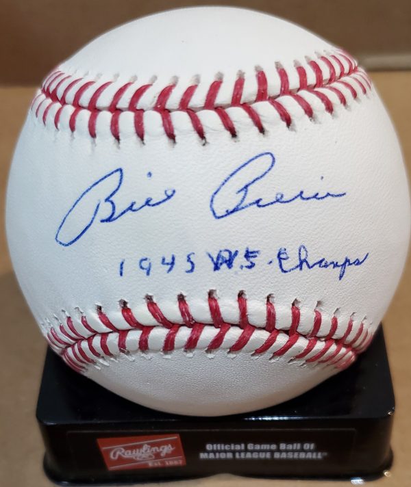 Autographed BILLY PIERCE Official Major League Baseball