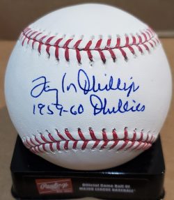 Autographed TAYLOR PHILLIPS Official Major League Baseball