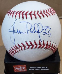 Autographed JASON PHILLIPS Official Major League Baseball